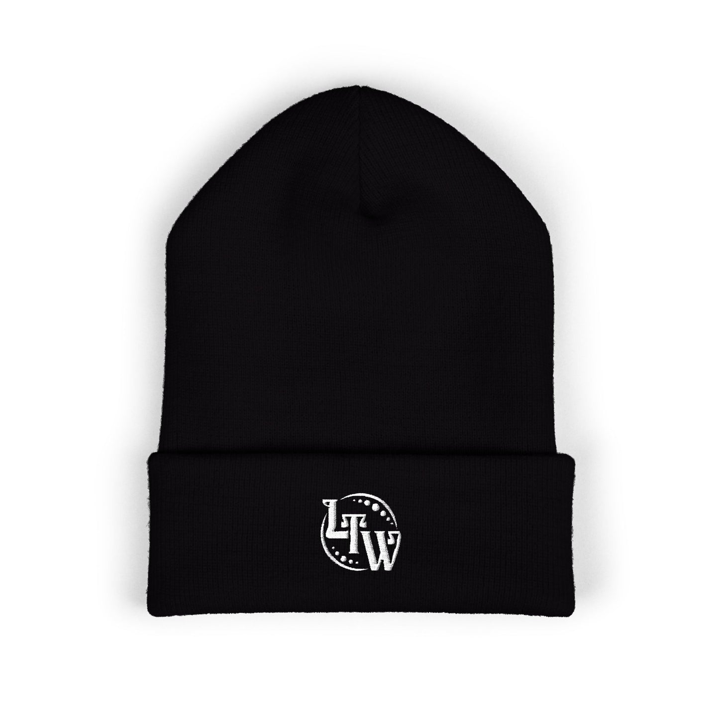 LTW Monogram Embroidered Cuffed Beanie