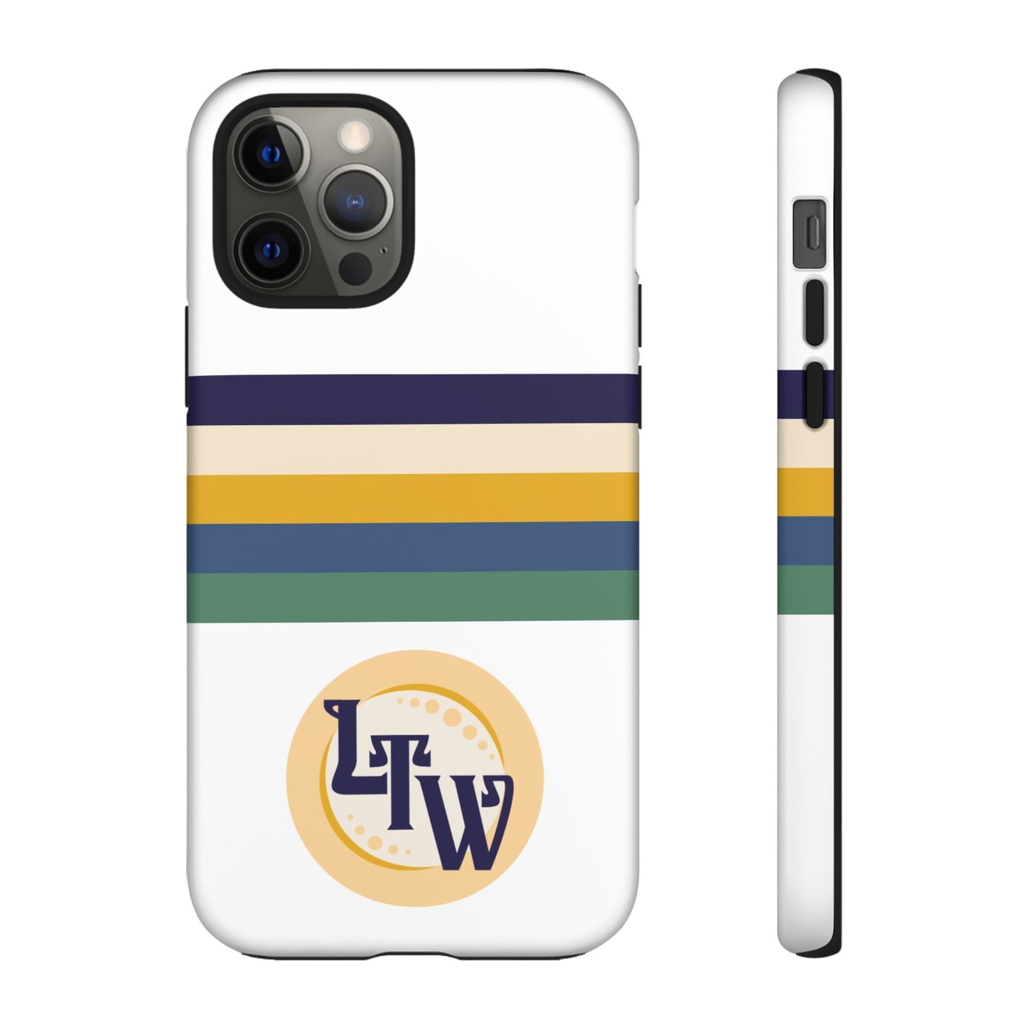 LTW Color Stripe and Monogram Tough Phone Case - iPhone