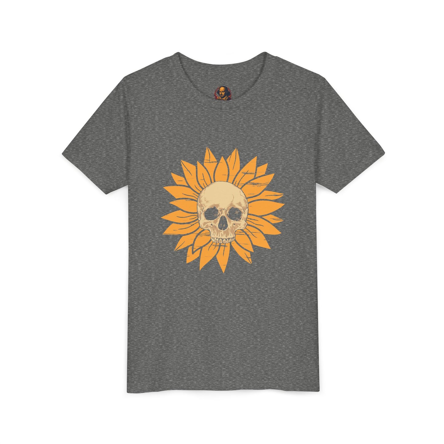 Skull Sunflower Youth Tee