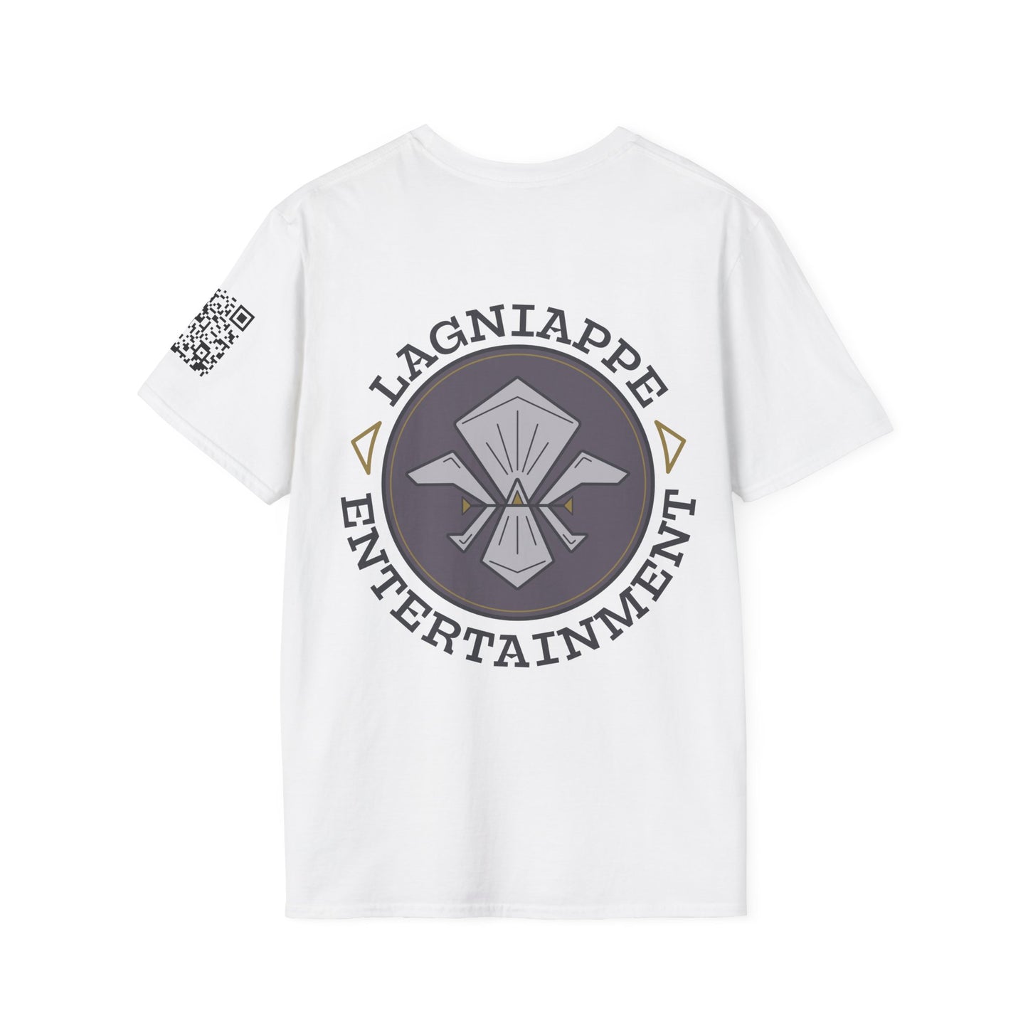Lagniappe Entertainment Dark Color Logo - Unisex Jersey Tee, Casual Tee, Graphic T-Shirt, Unique Gift, Birthday Gift, Music Festival Apparel