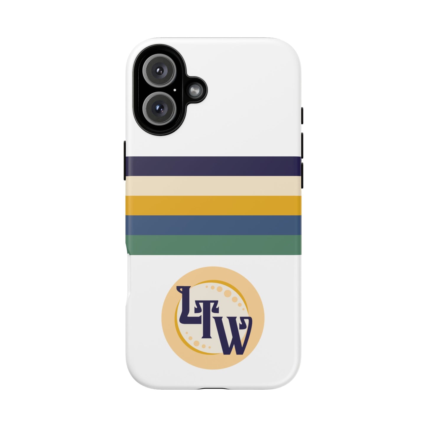 LTW Color Stripe and Monogram Tough Phone Case - iPhone