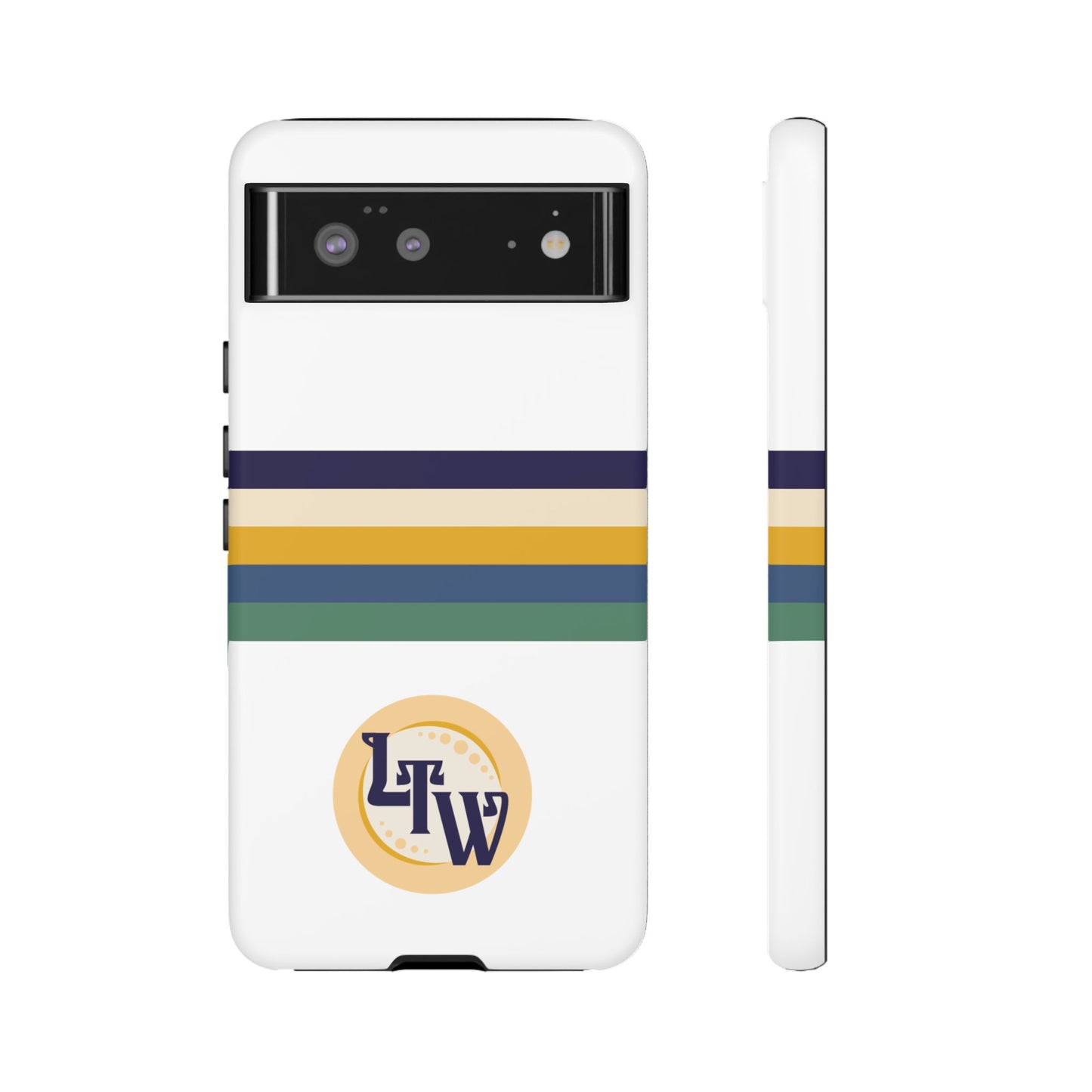 LTW Color Stripe and Monogram Tough Phone Case - Google Pixel