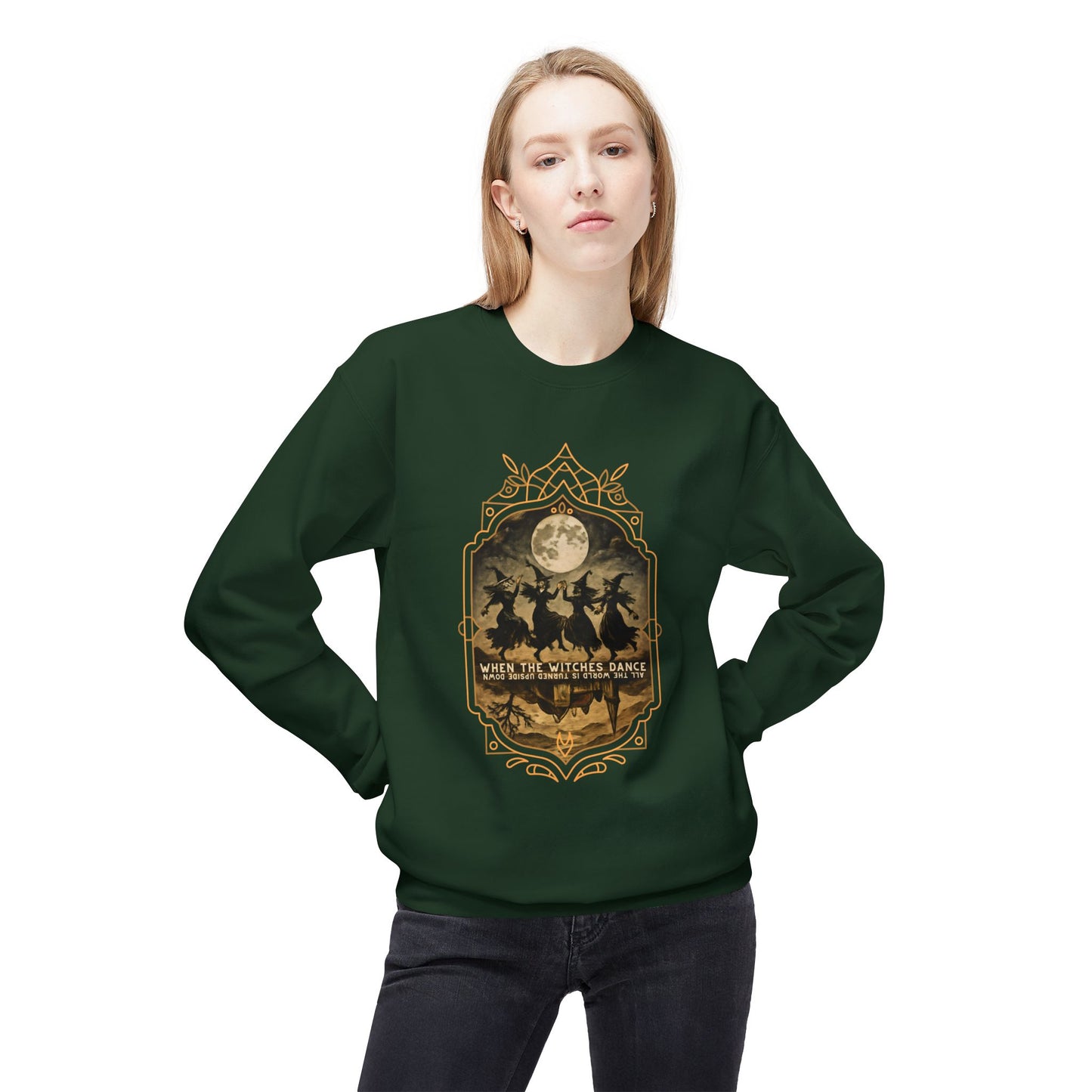 When the witches dance, all the world is turned upside down Unisex Long Sleeve Tee