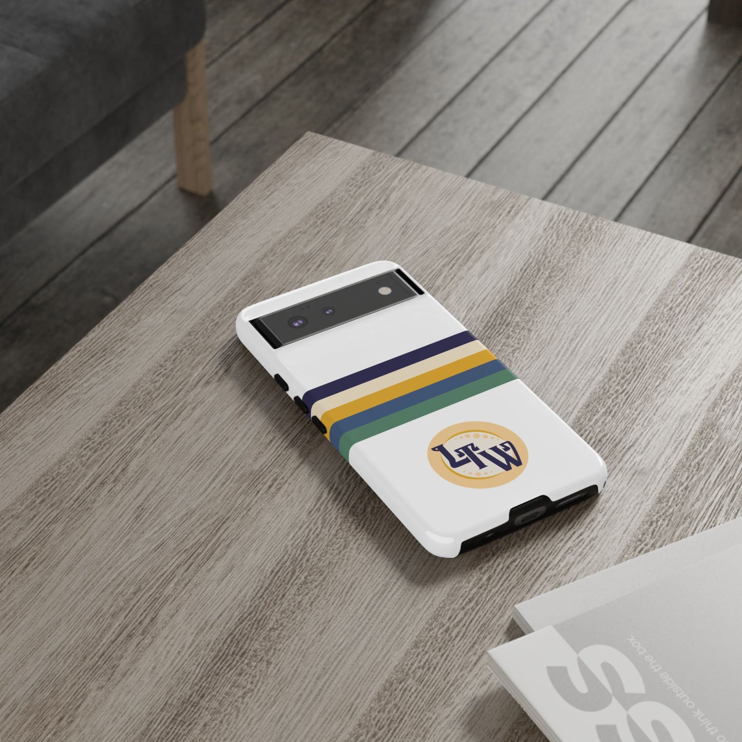 LTW Color Stripe and Monogram Tough Phone Case - Google Pixel