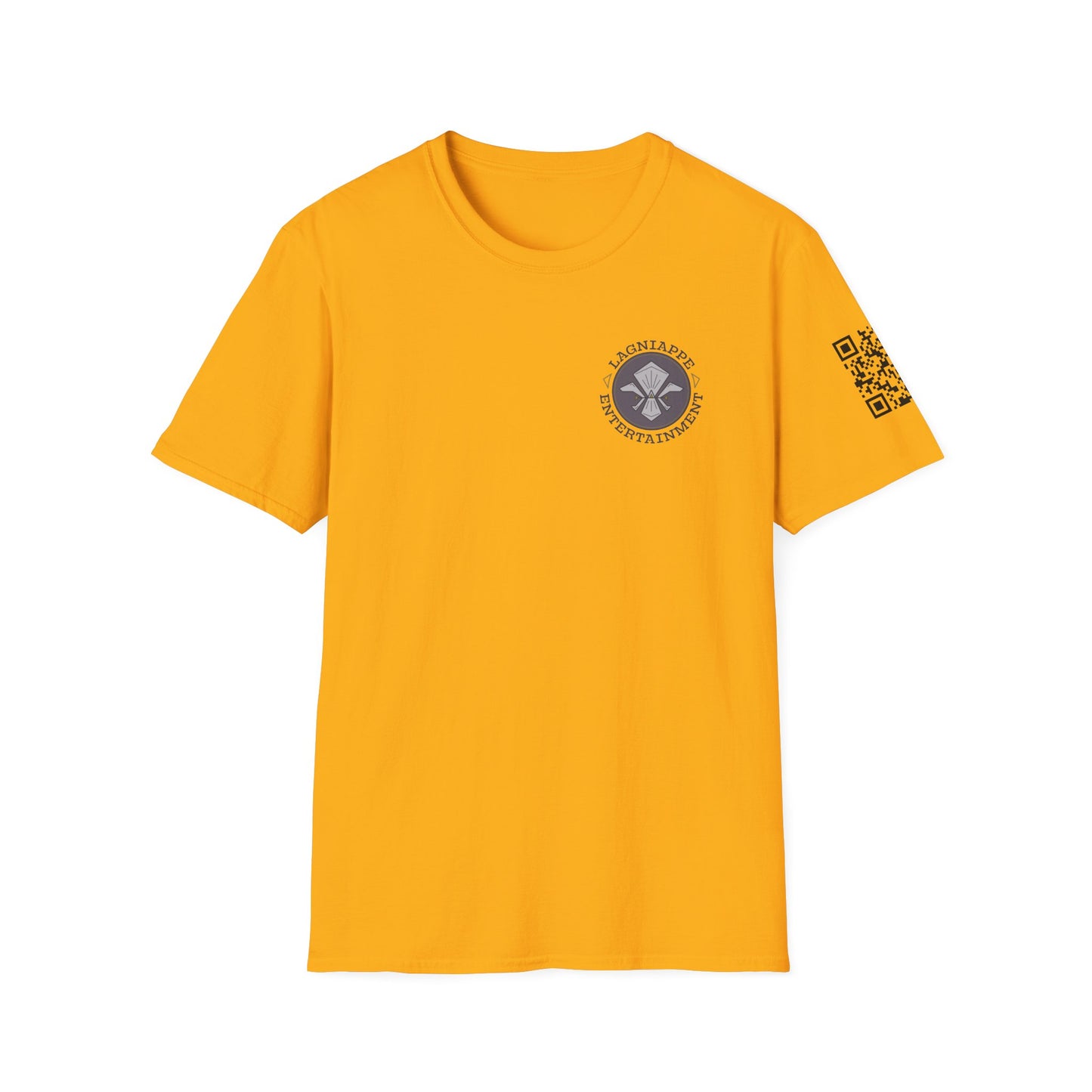 Lagniappe Entertainment Dark Color Logo - Unisex Jersey Tee, Casual Tee, Graphic T-Shirt, Unique Gift, Birthday Gift, Music Festival Apparel