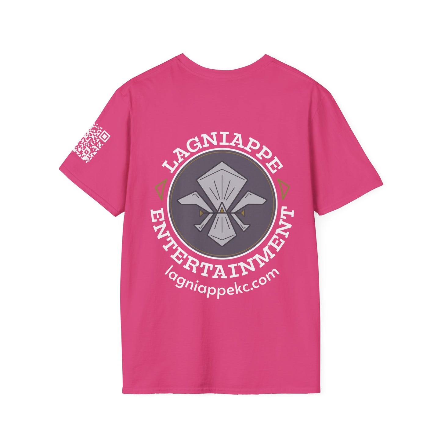 Lagniappe Entertainment Light Color Logo - Unisex Graphic Tee for Music Lovers, Casual Wear, Concerts, Gifts for Him/Her, Everyday T-Shirt
