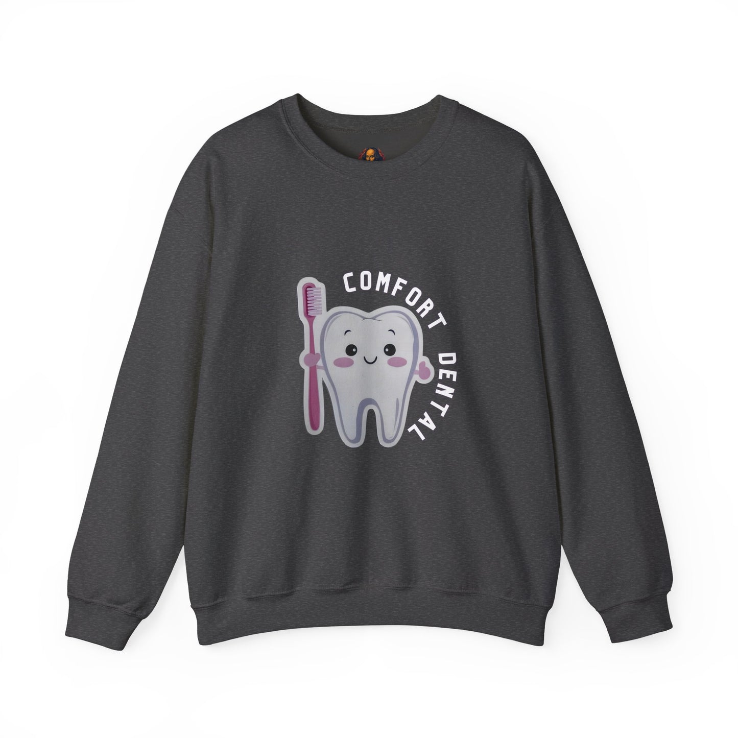 Comfort Dental Front Logo Crewneck Sweatshirt Unisex