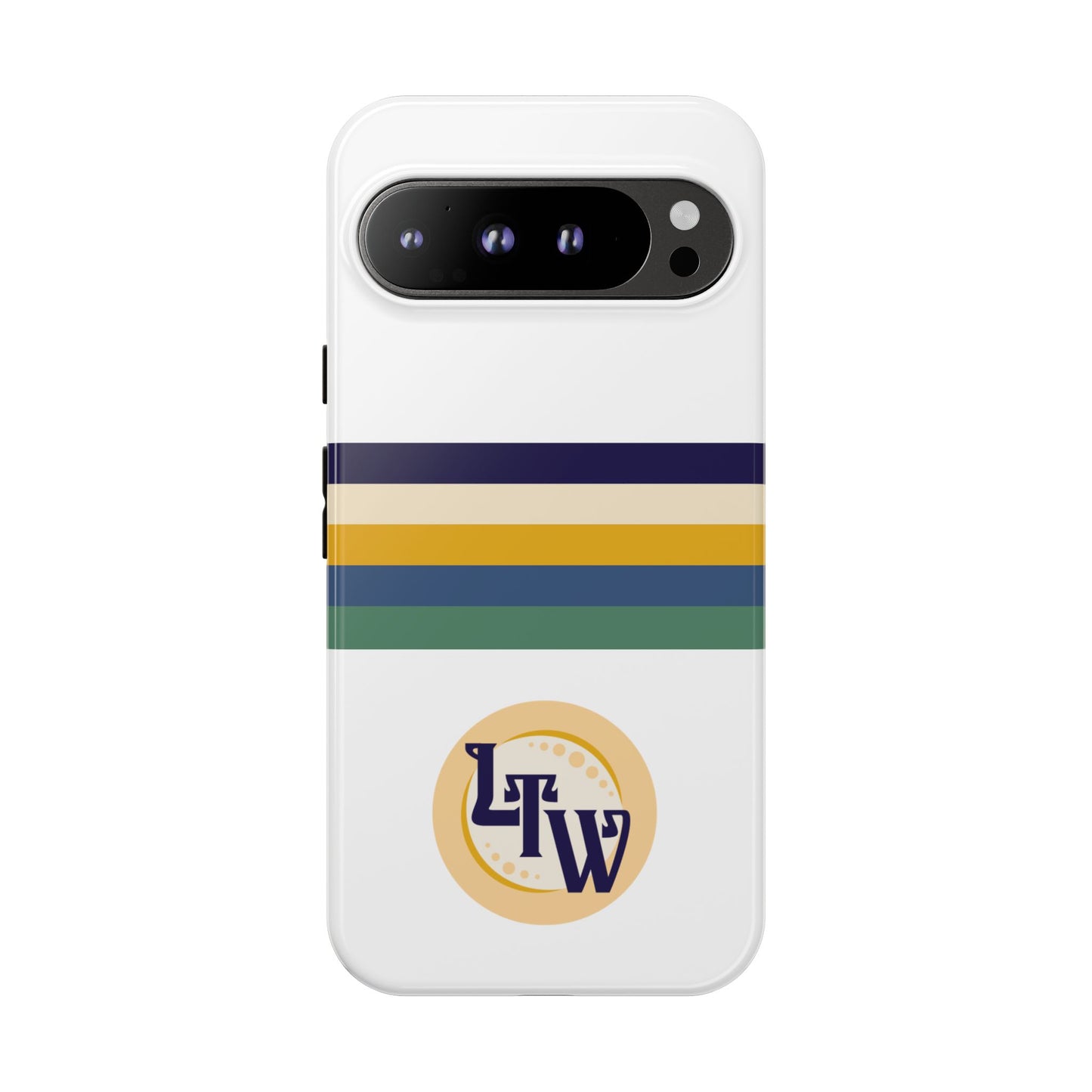 LTW Color Stripe and Monogram Tough Phone Case - Google Pixel