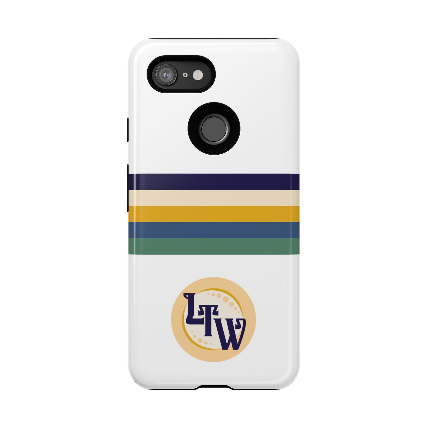 LTW Color Stripe and Monogram Tough Phone Case - Google Pixel