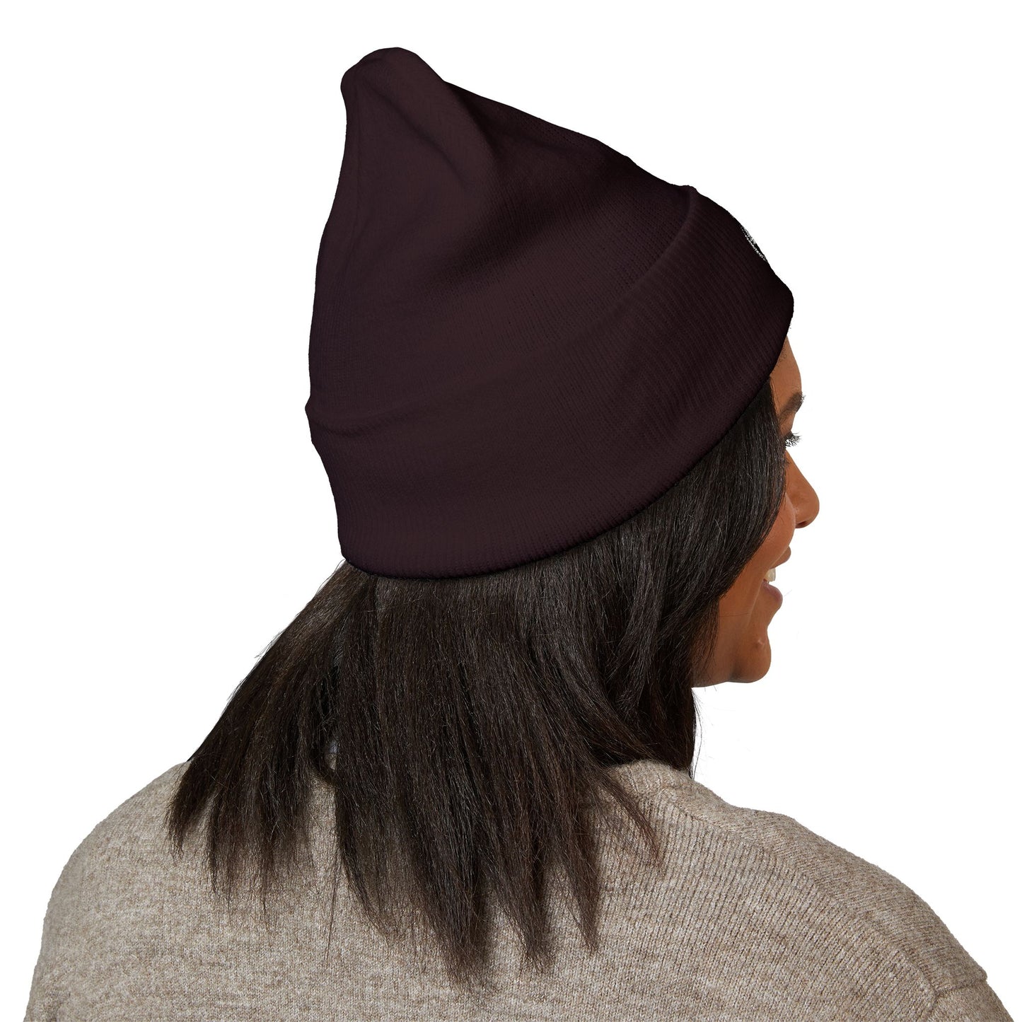 LTW Monogram Embroidered Cuffed Beanie