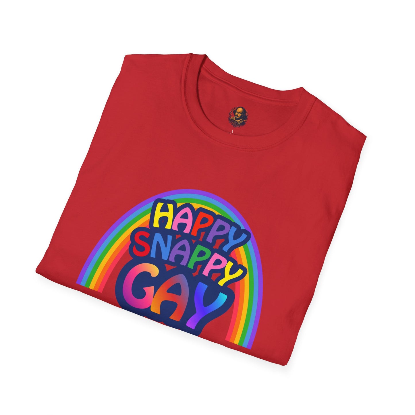Happy Snappy Gay Rainbow Unisex Tee