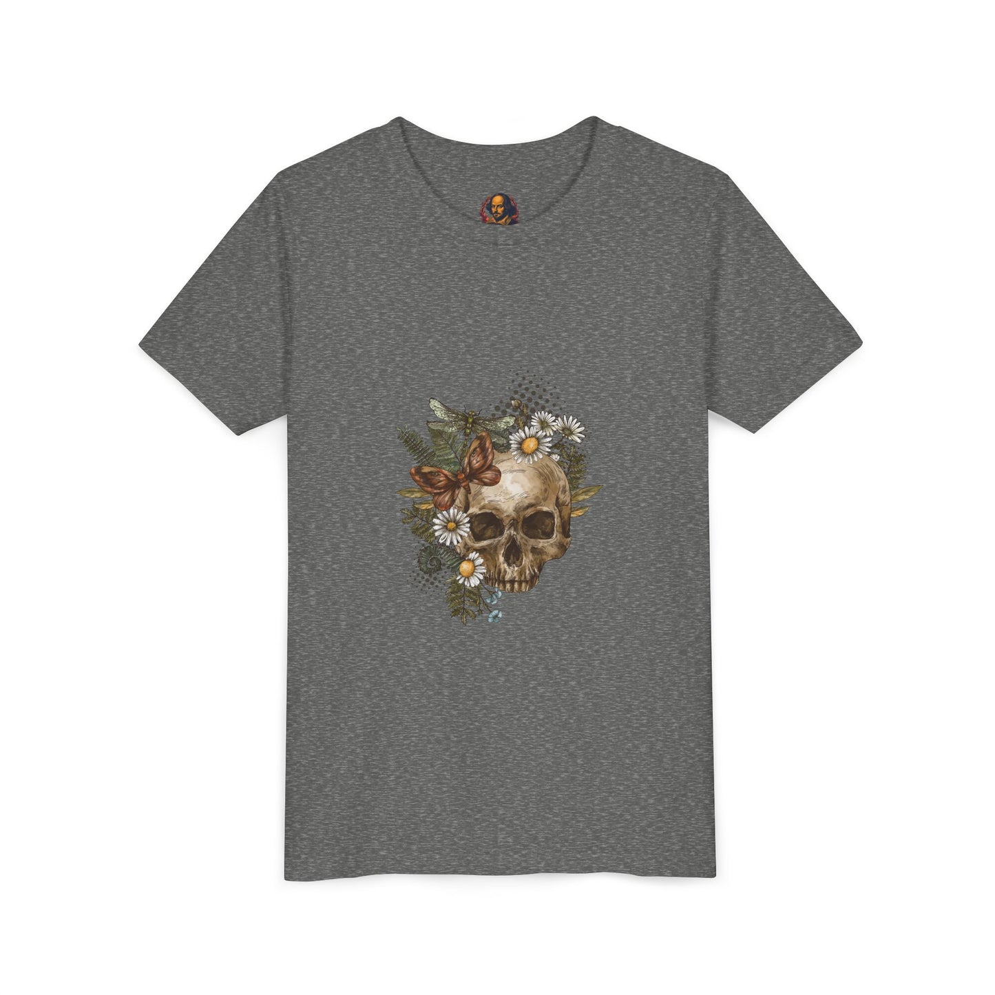 Goblincore Skull Youth Short Sleeve Tee