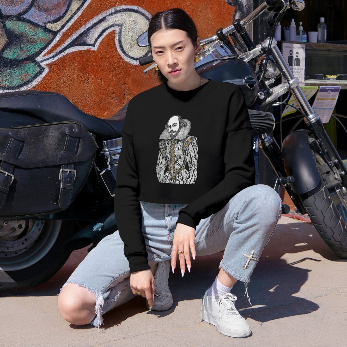 The Bard Cropped Sweatshirt