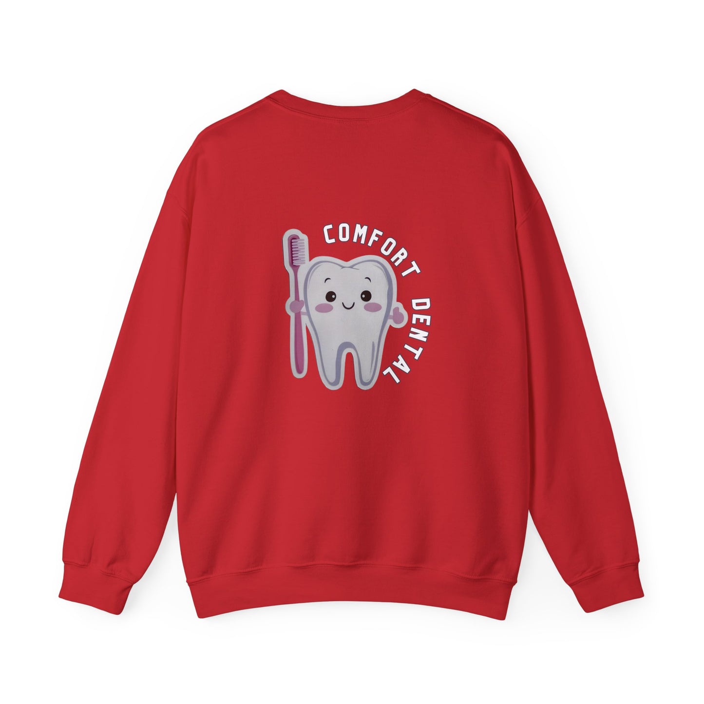 Comfort Dental Back Logo Crewneck Sweatshirt Unisex