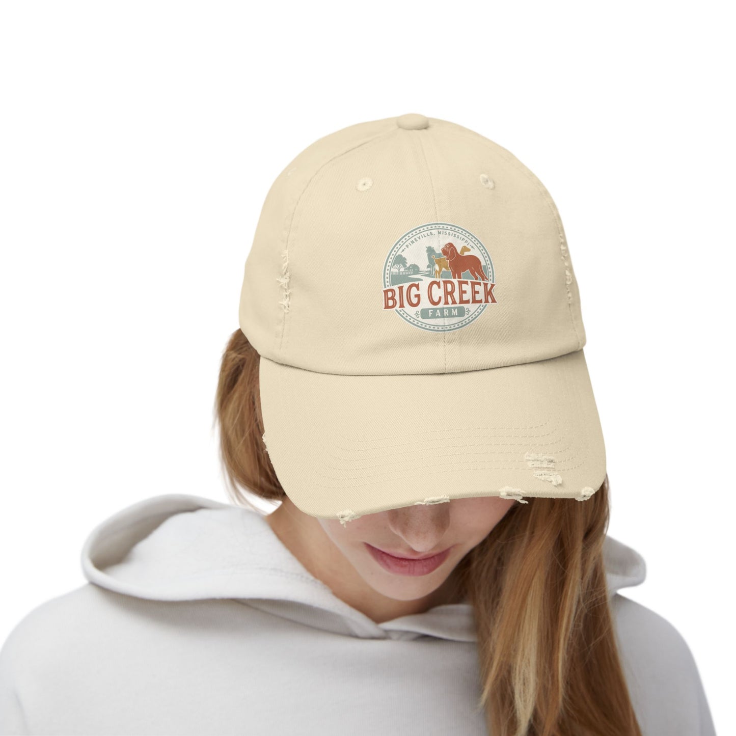 Big Creek Farm Unisex Distressed Cap