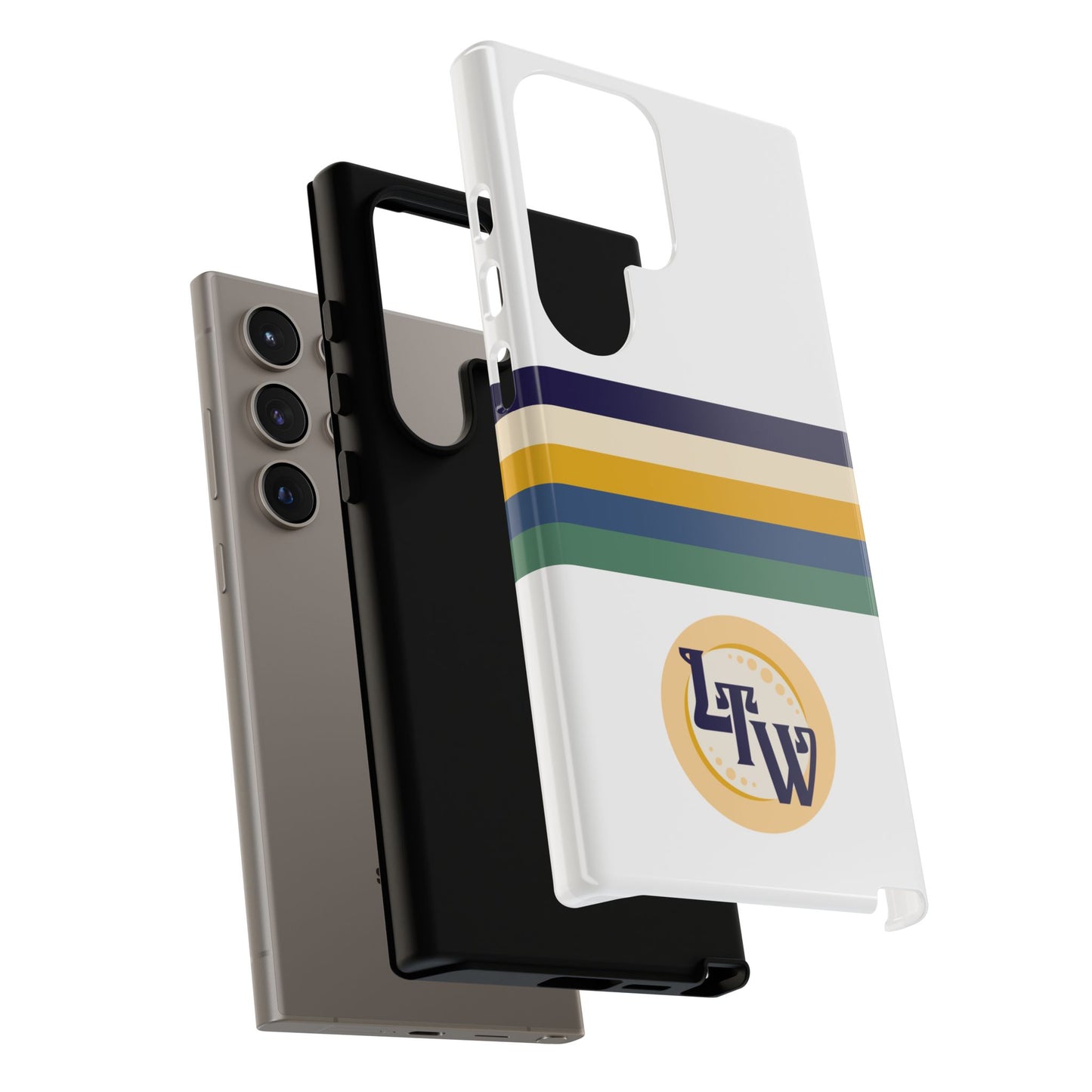 LTW Color Stripe and Monogram Tough Phone Case - Samsung