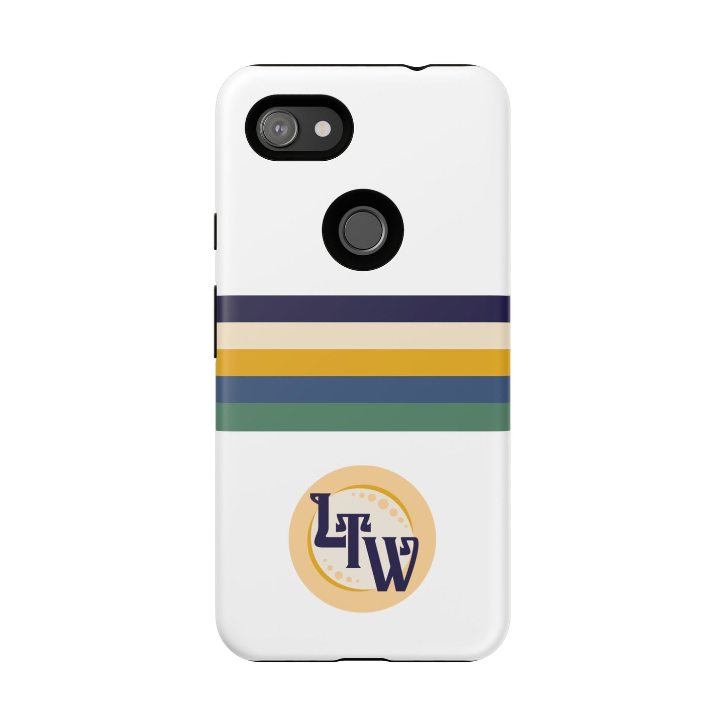 LTW Color Stripe and Monogram Tough Phone Case - Google Pixel