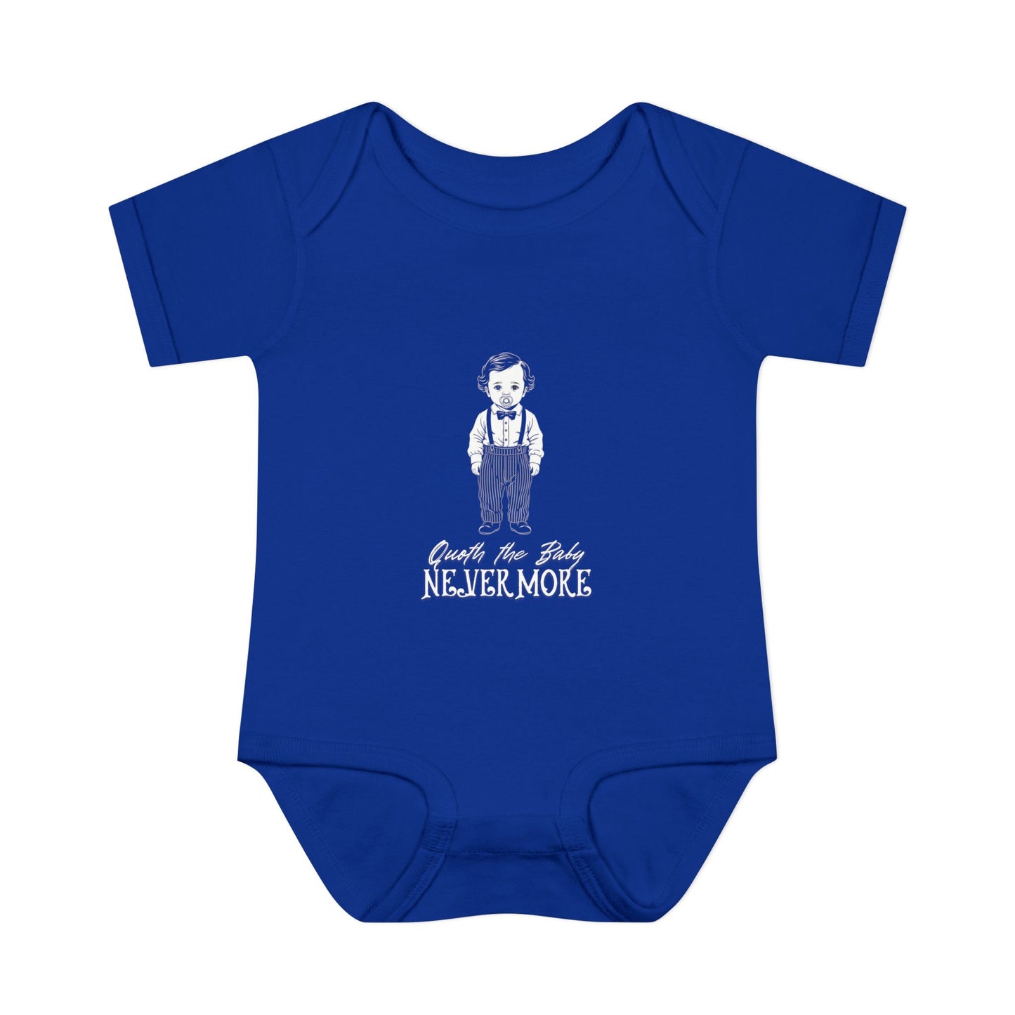 Little Edgar Words Infant Onesie