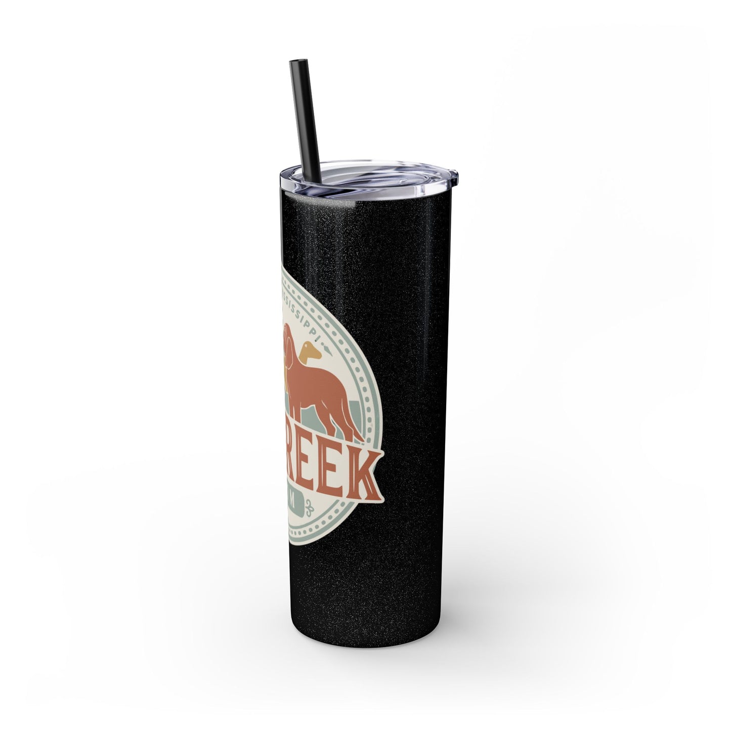Big Creek Farm Skinny Tumbler with Straw, 20oz