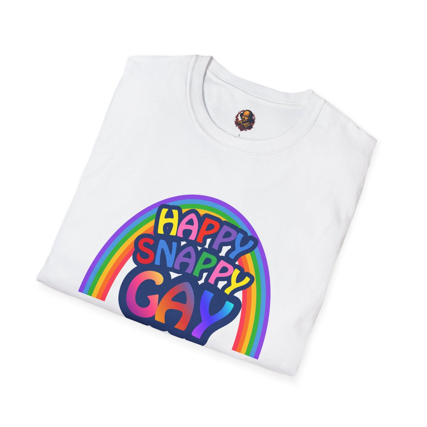 Happy Snappy Gay Rainbow Unisex Tee