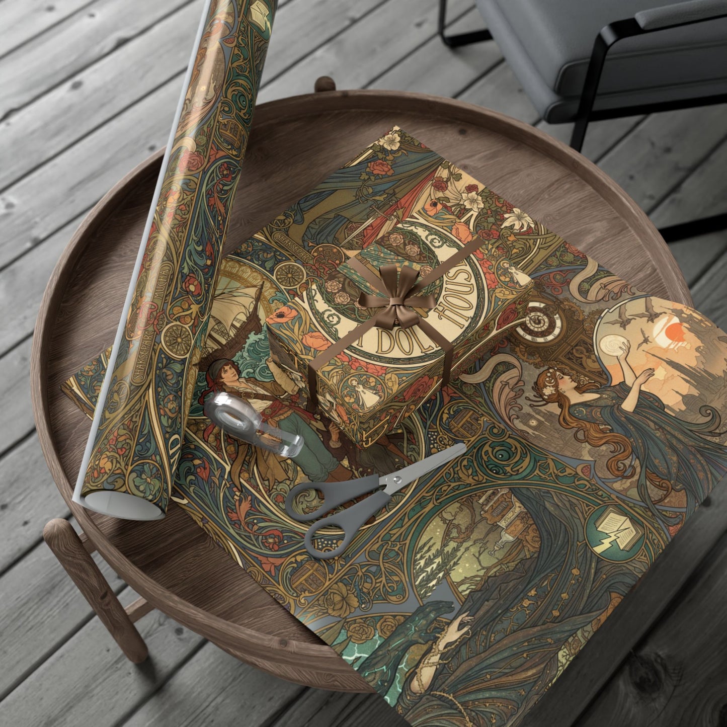 Art Nouveau Classics Gift Wrap Paper