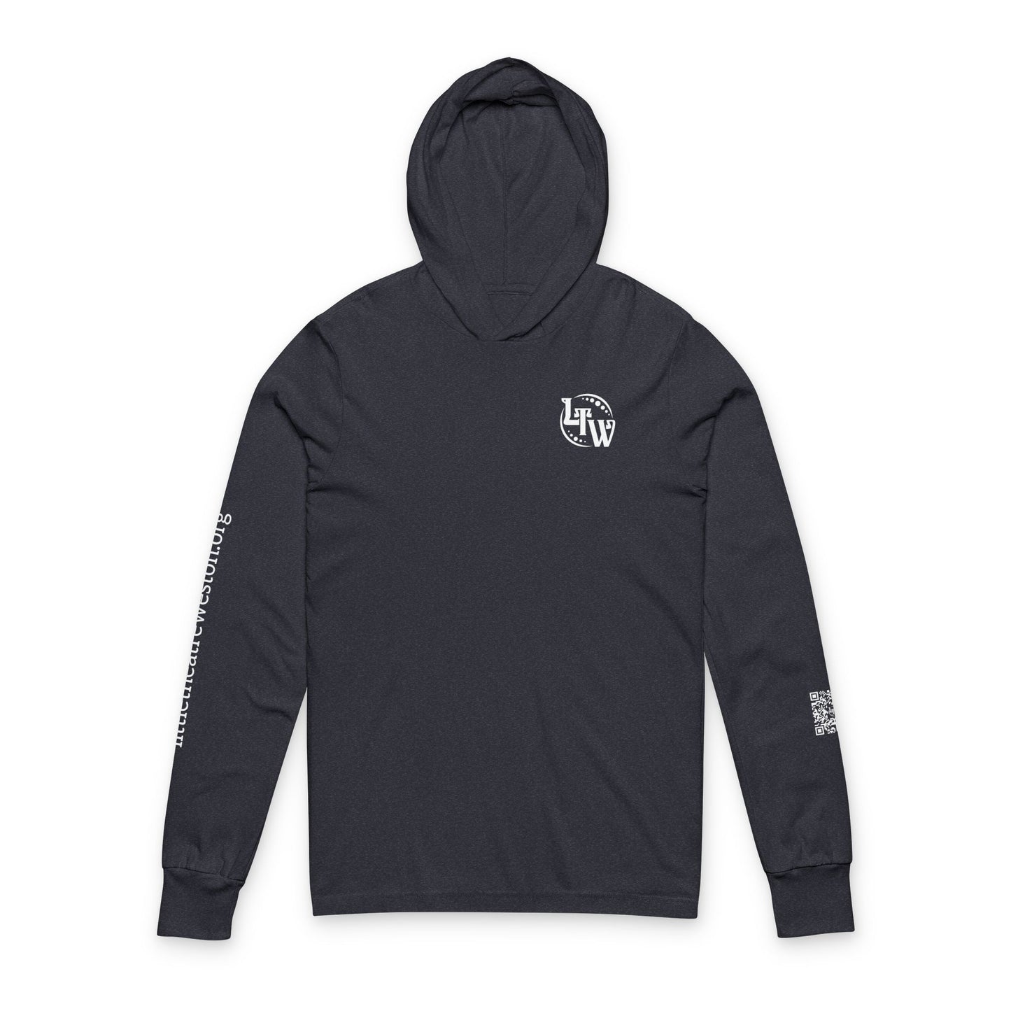 LTW White Monogram Unisex Hoodie
