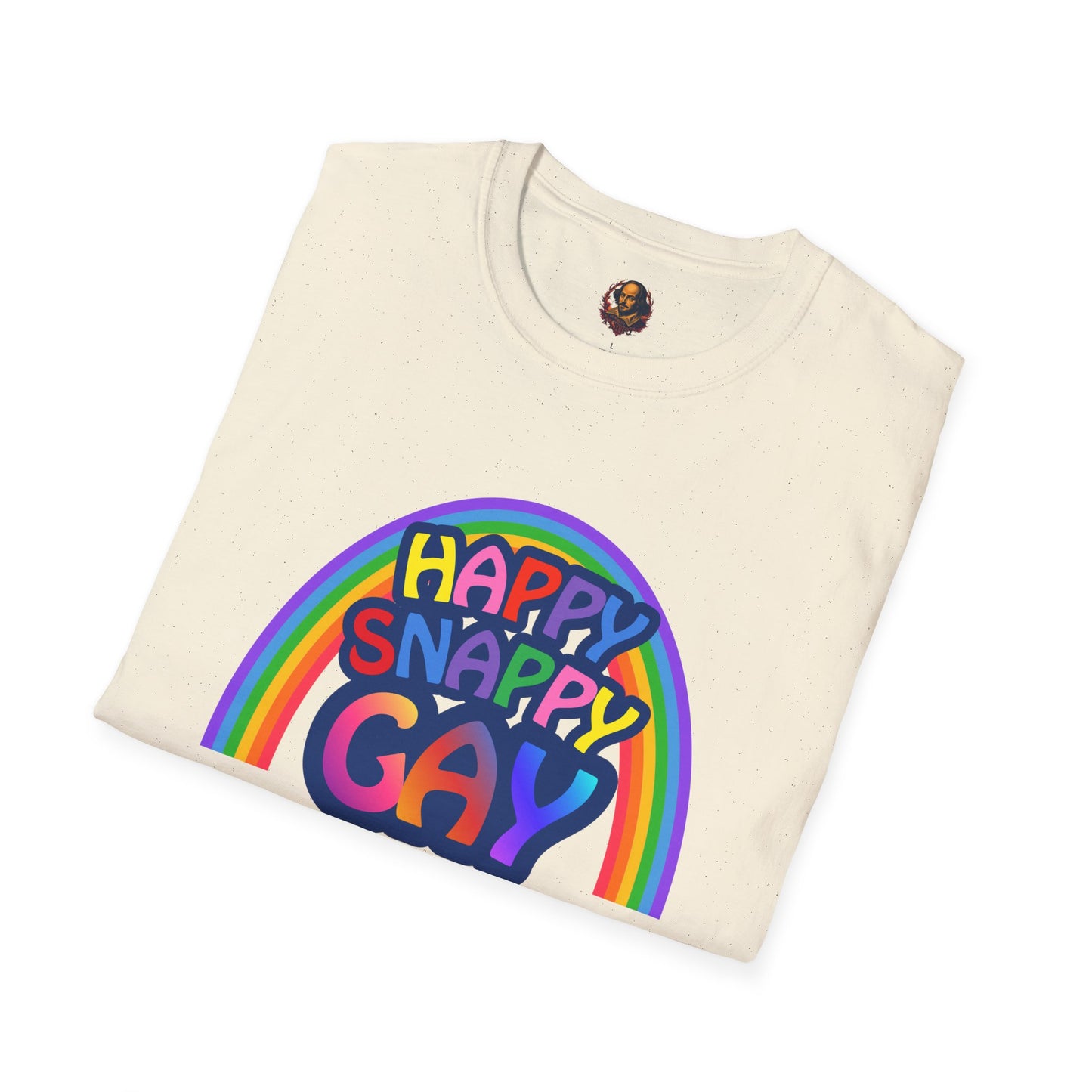 Happy Snappy Gay Rainbow Unisex Tee