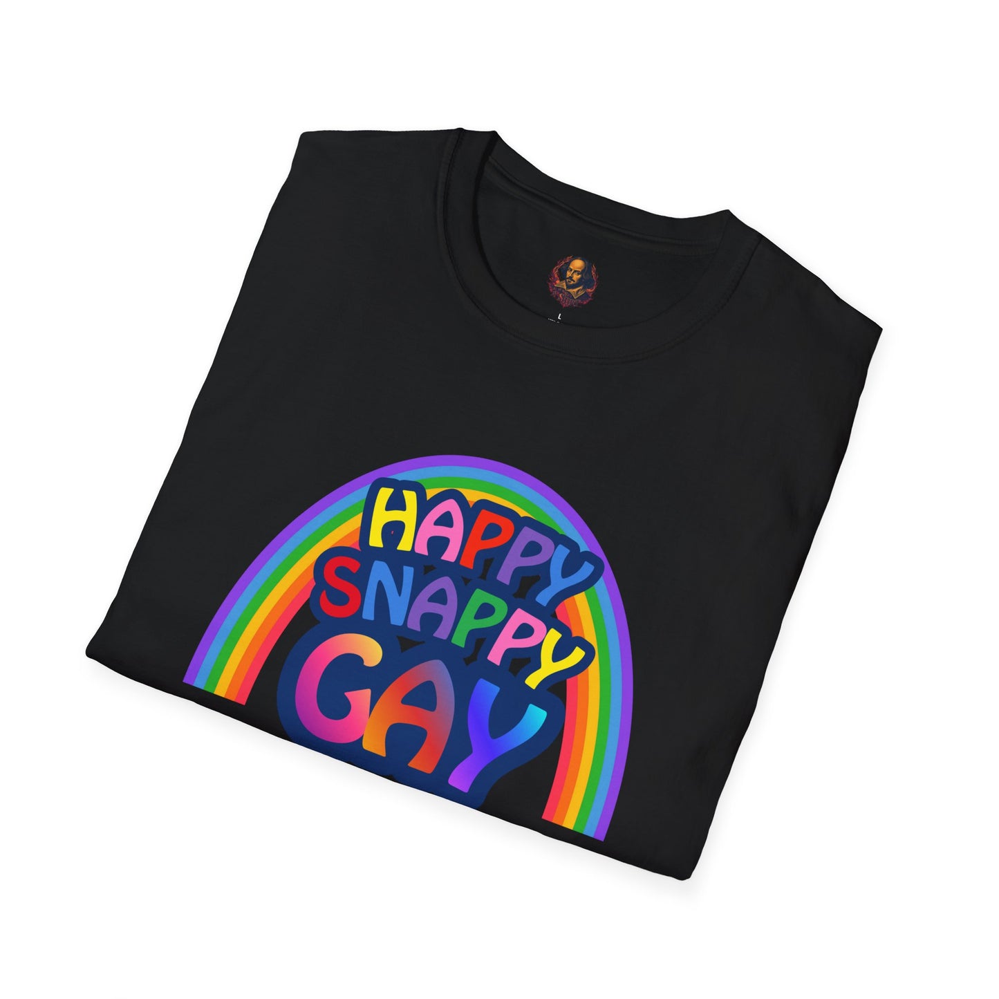 Happy Snappy Gay Rainbow Unisex Tee