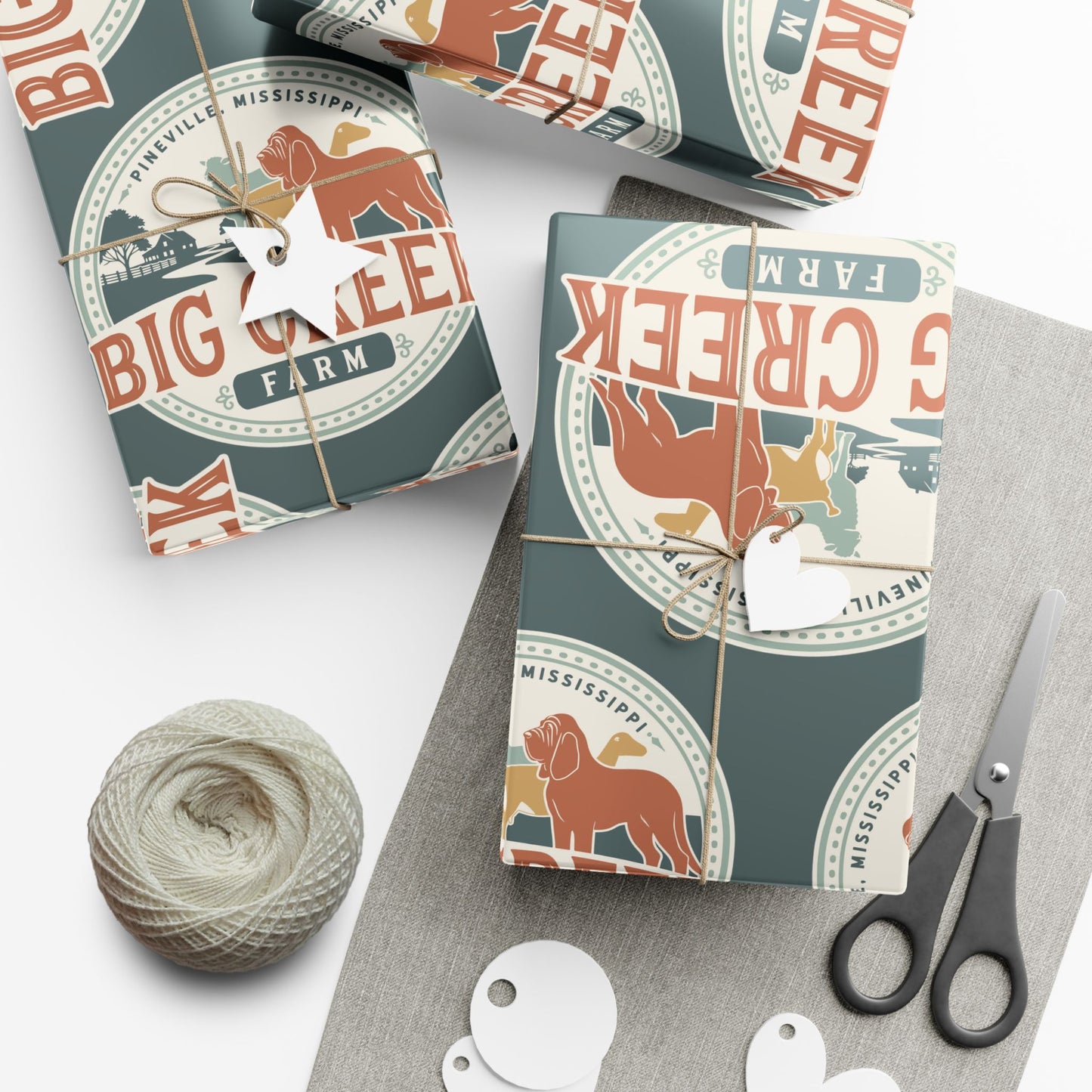 Big Creek Farm Gift Wrap Paper