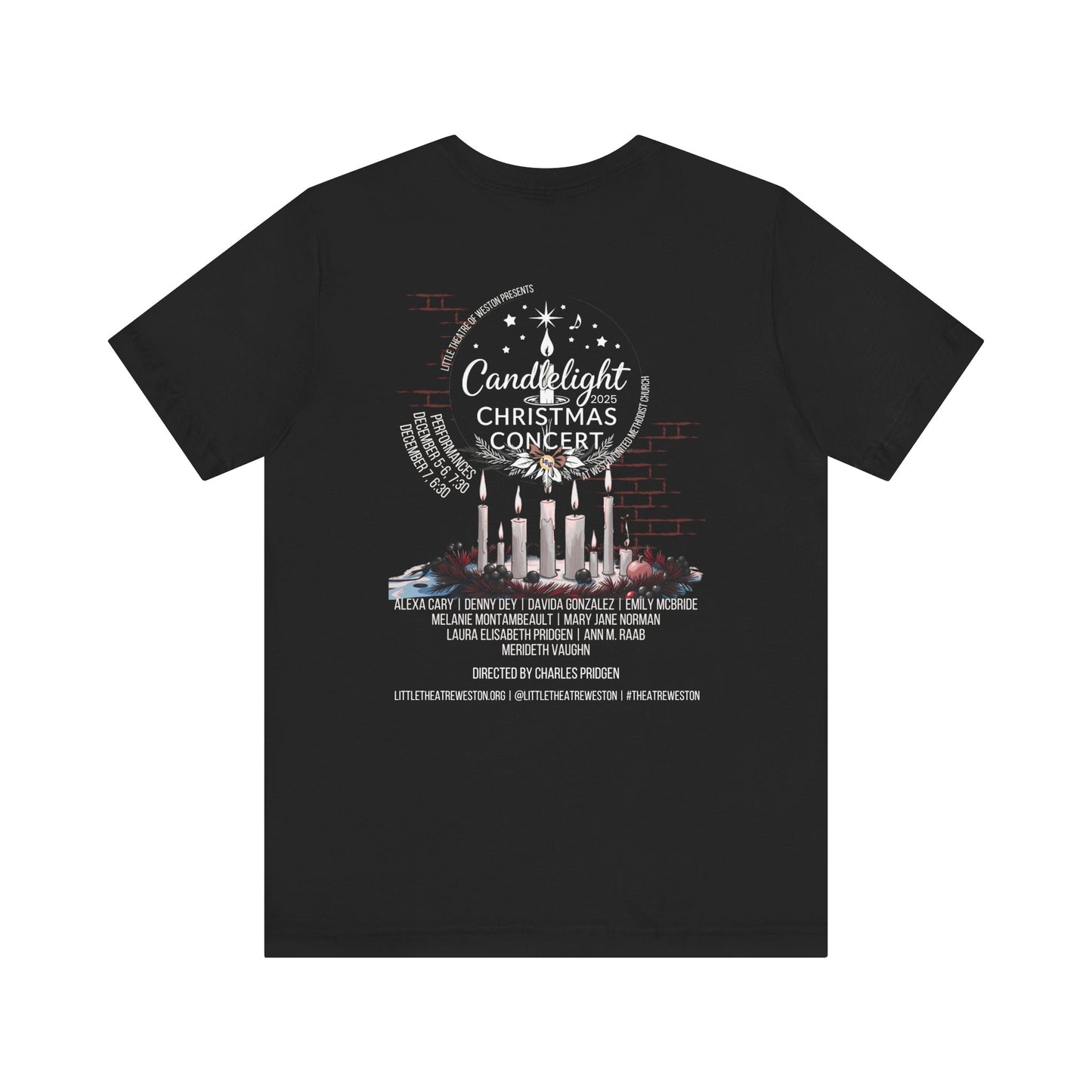 2025 Candlelight Christmas Concert Unisex Tee