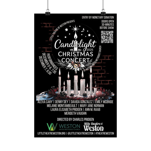 Candlelight Christmas Concert Poster