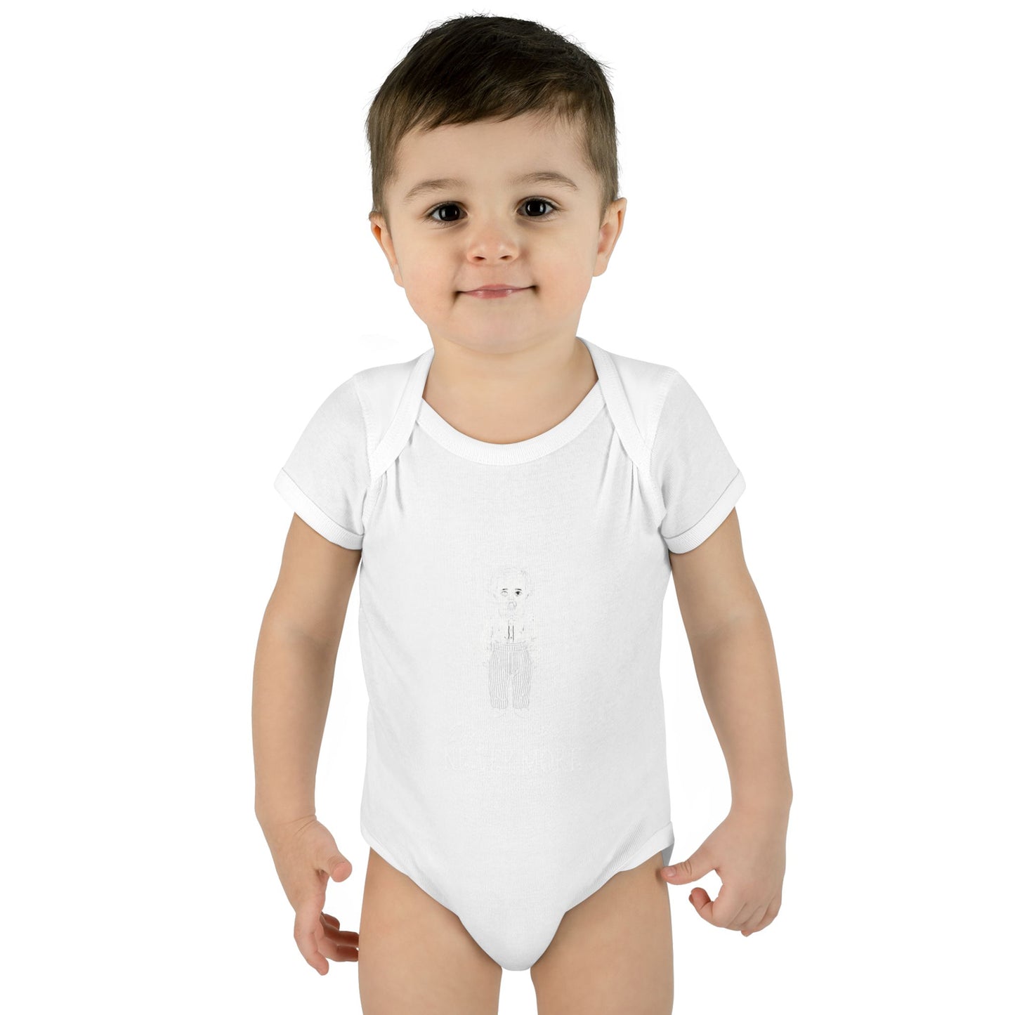 Little Edgar Words Infant Onesie