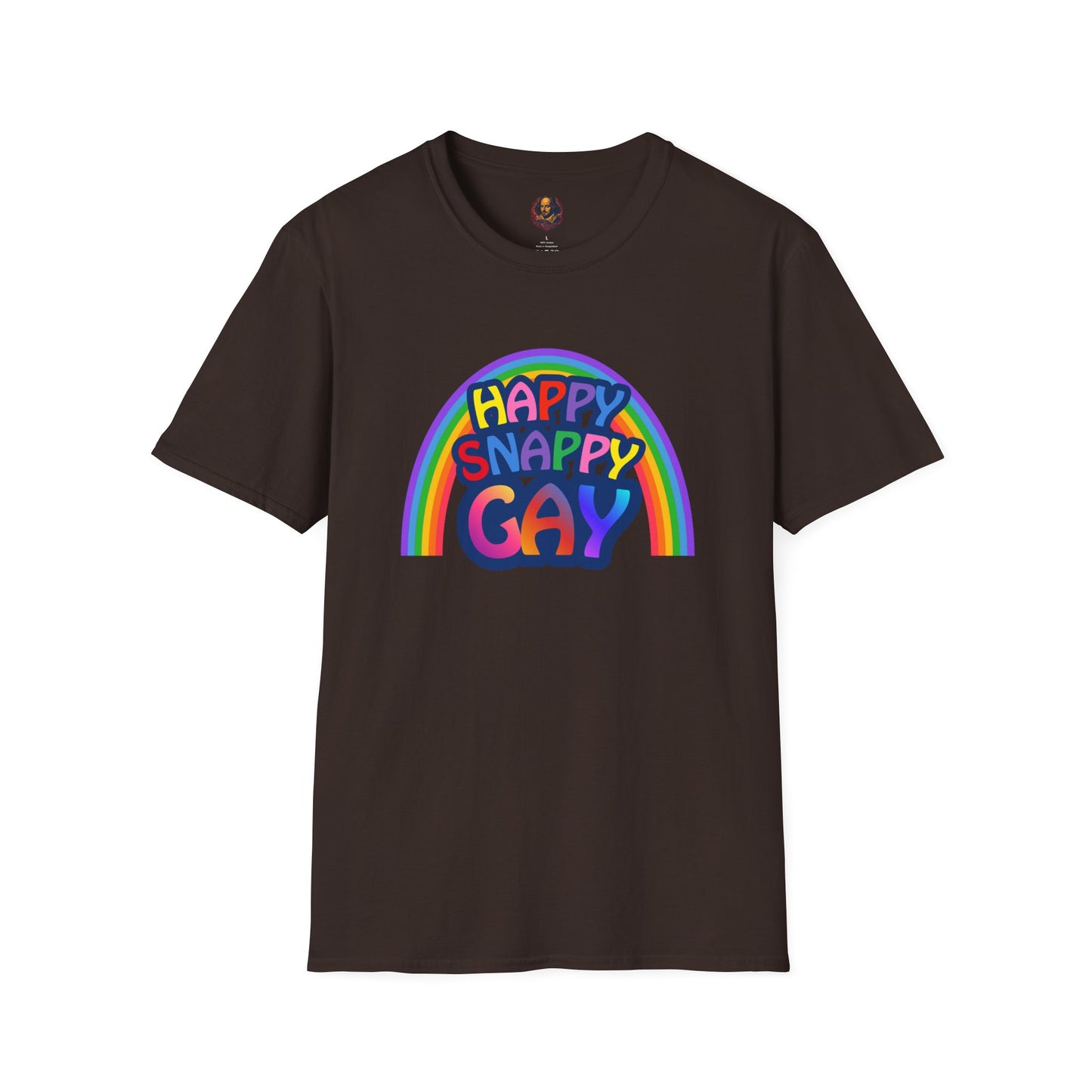 Happy Snappy Gay Rainbow Unisex Tee