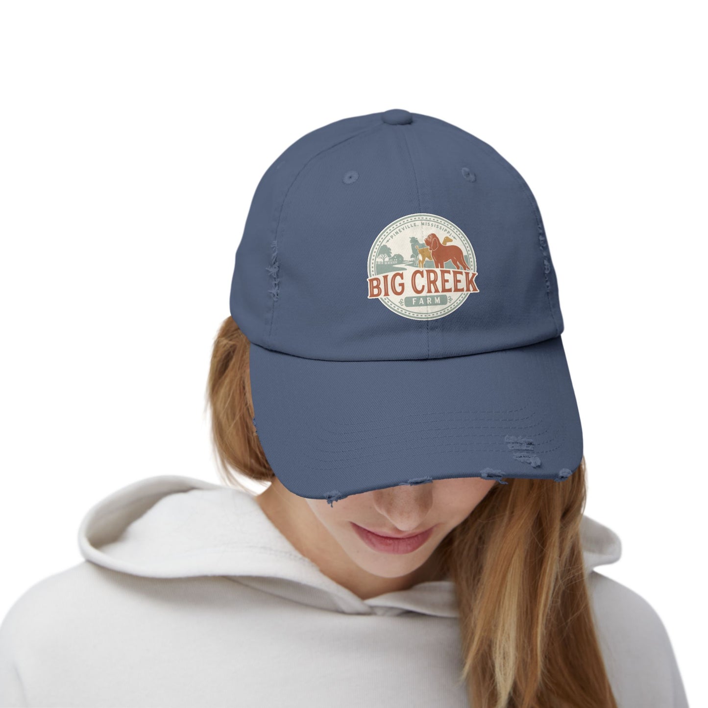 Big Creek Farm Unisex Distressed Cap