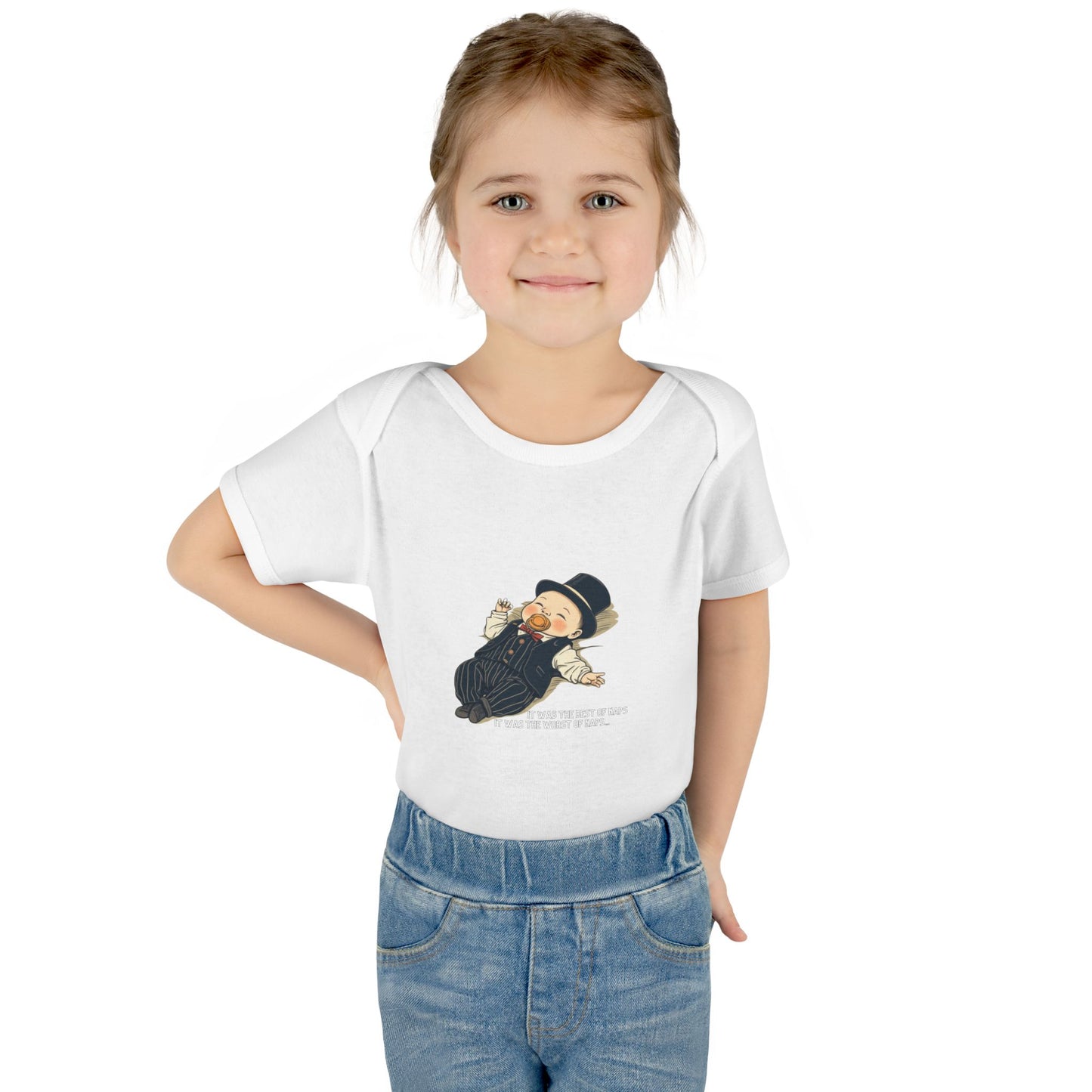 Little Dickens Words Infant Onesie
