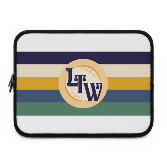 LTW Color Stripe and Monogram Laptop Sleeve