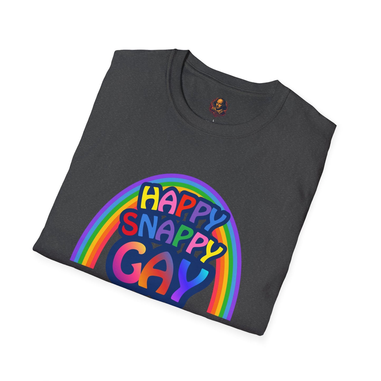 Happy Snappy Gay Rainbow Unisex Tee