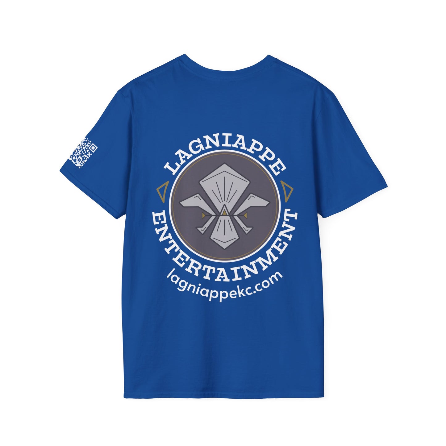Lagniappe Entertainment Light Color Logo - Unisex Graphic Tee for Music Lovers, Casual Wear, Concerts, Gifts for Him/Her, Everyday T-Shirt