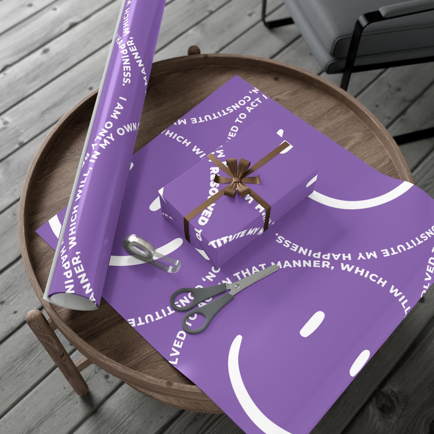 Jane Austen Quote Gift Wrap Paper