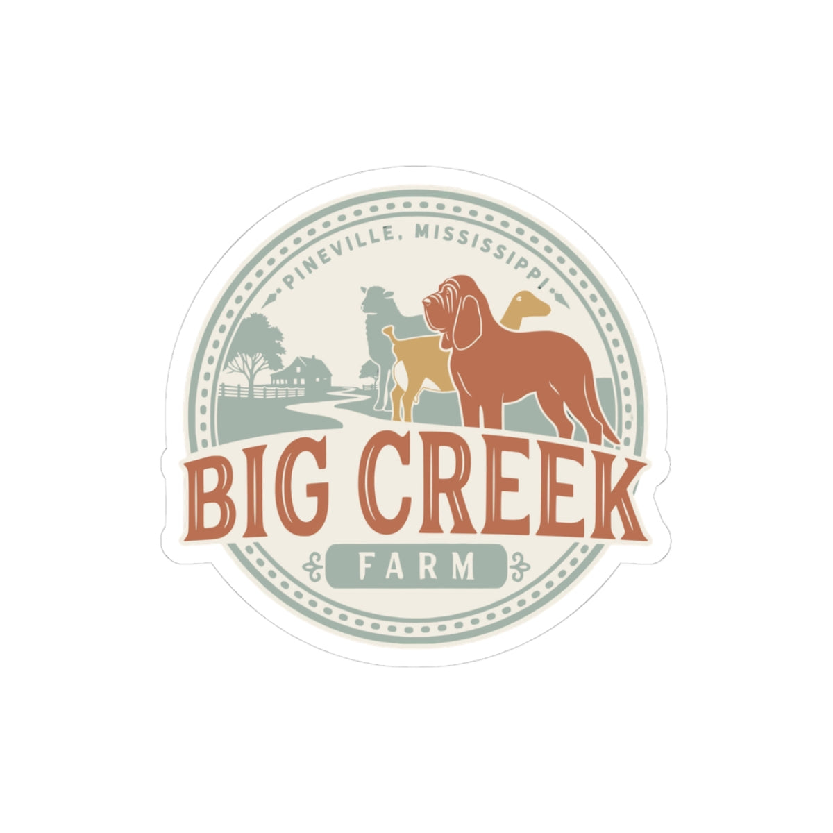 Big Creek Farm Kiss-Cut Stickers