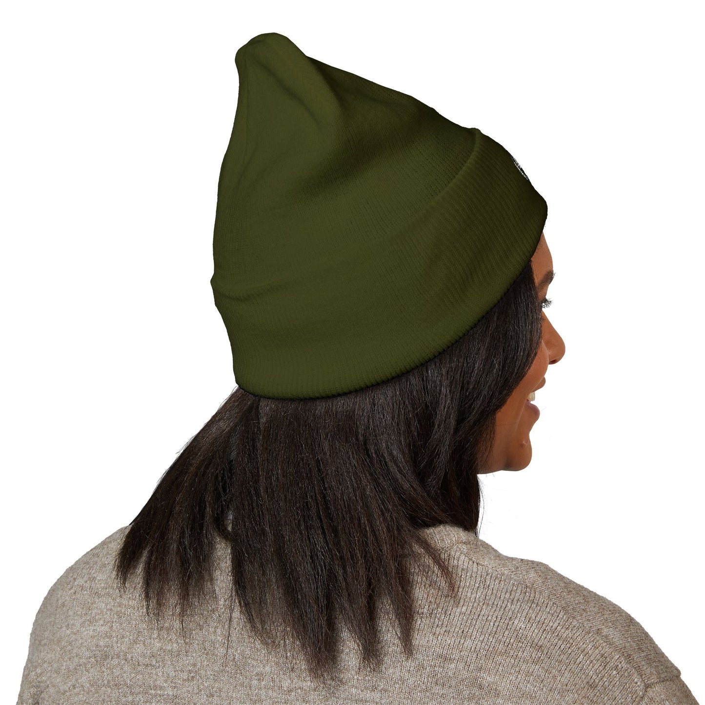 LTW Monogram Embroidered Cuffed Beanie