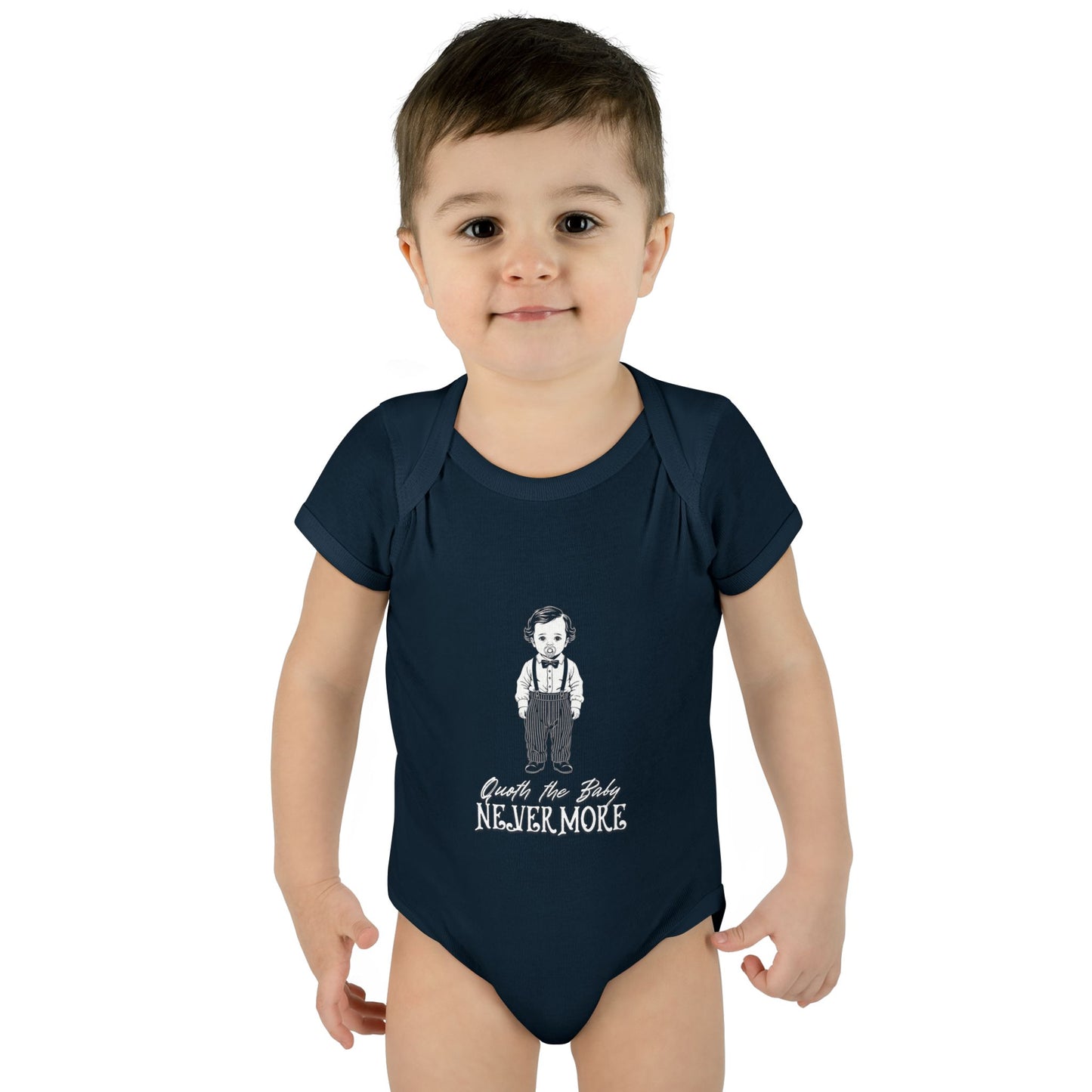 Little Edgar Words Infant Onesie