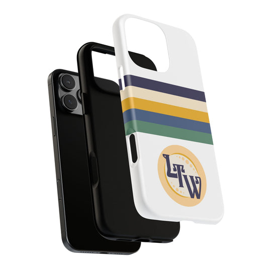 LTW Color Stripe and Monogram Tough Phone Case - iPhone