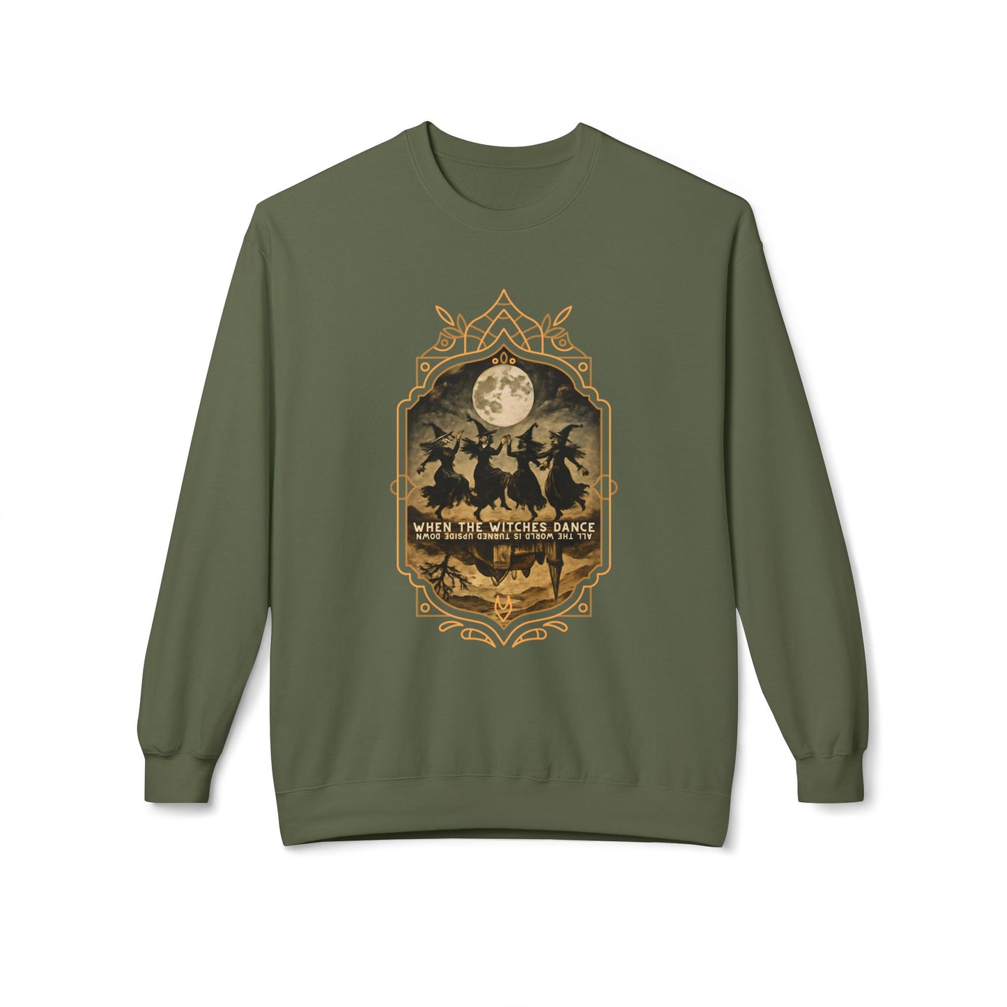 When the witches dance, all the world is turned upside down Unisex Long Sleeve Tee