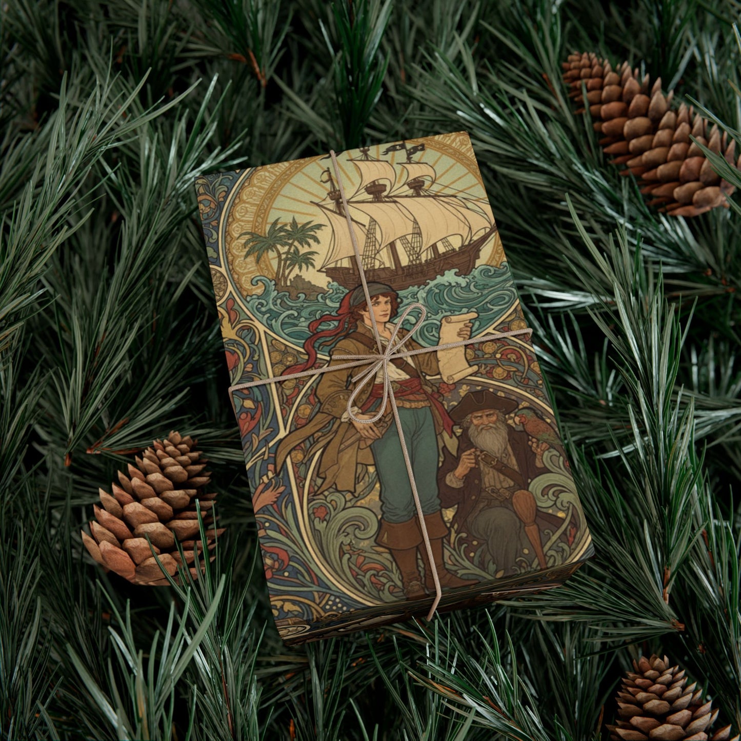 Art Nouveau Classics Gift Wrap Paper