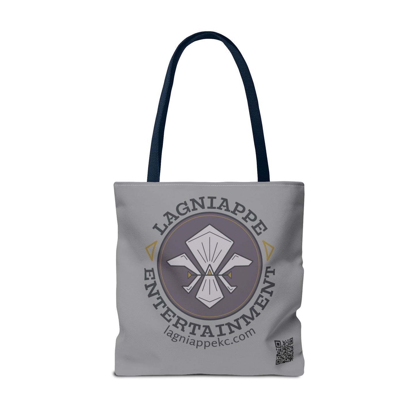 Lagniappe Entertainment Dark Color Logo Tote Bag