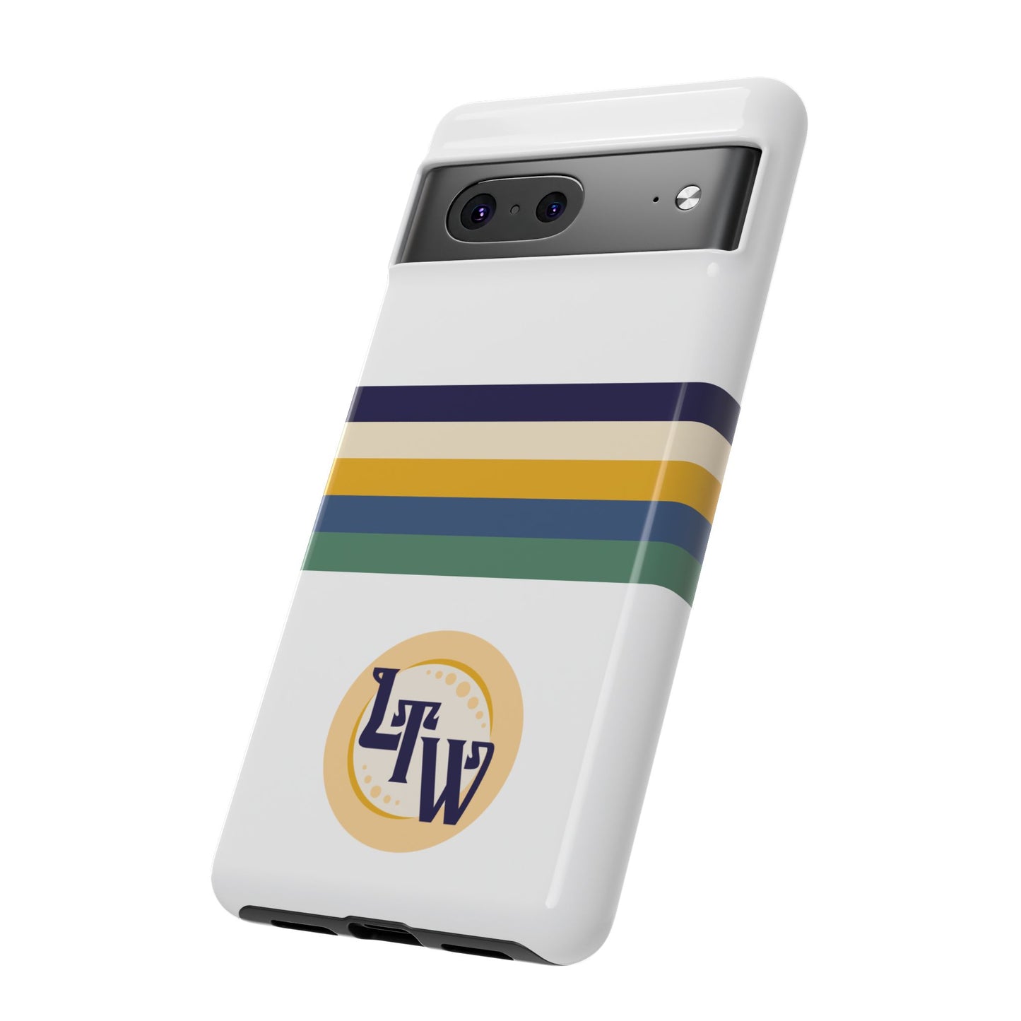LTW Color Stripe and Monogram Tough Phone Case - Google Pixel