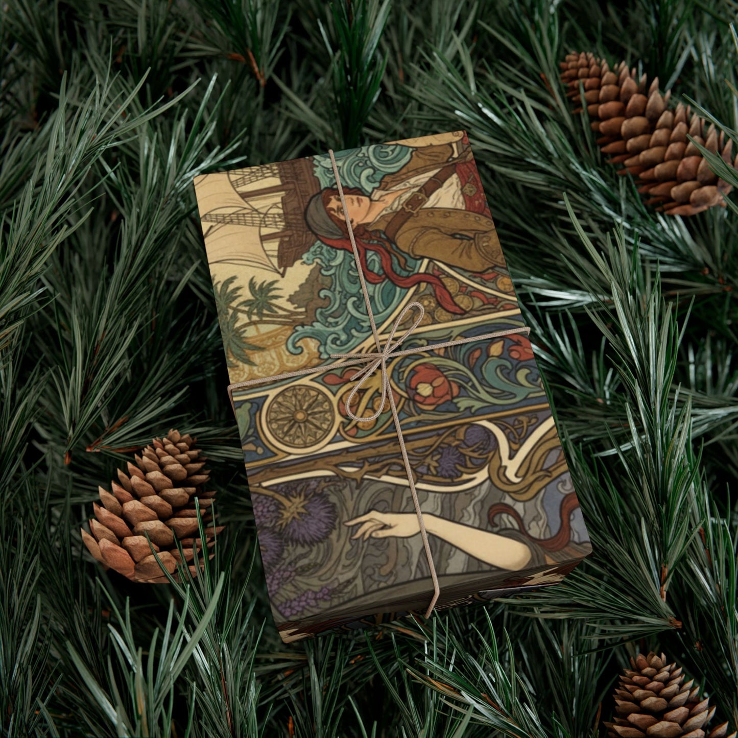 Art Nouveau Classics Gift Wrap Paper