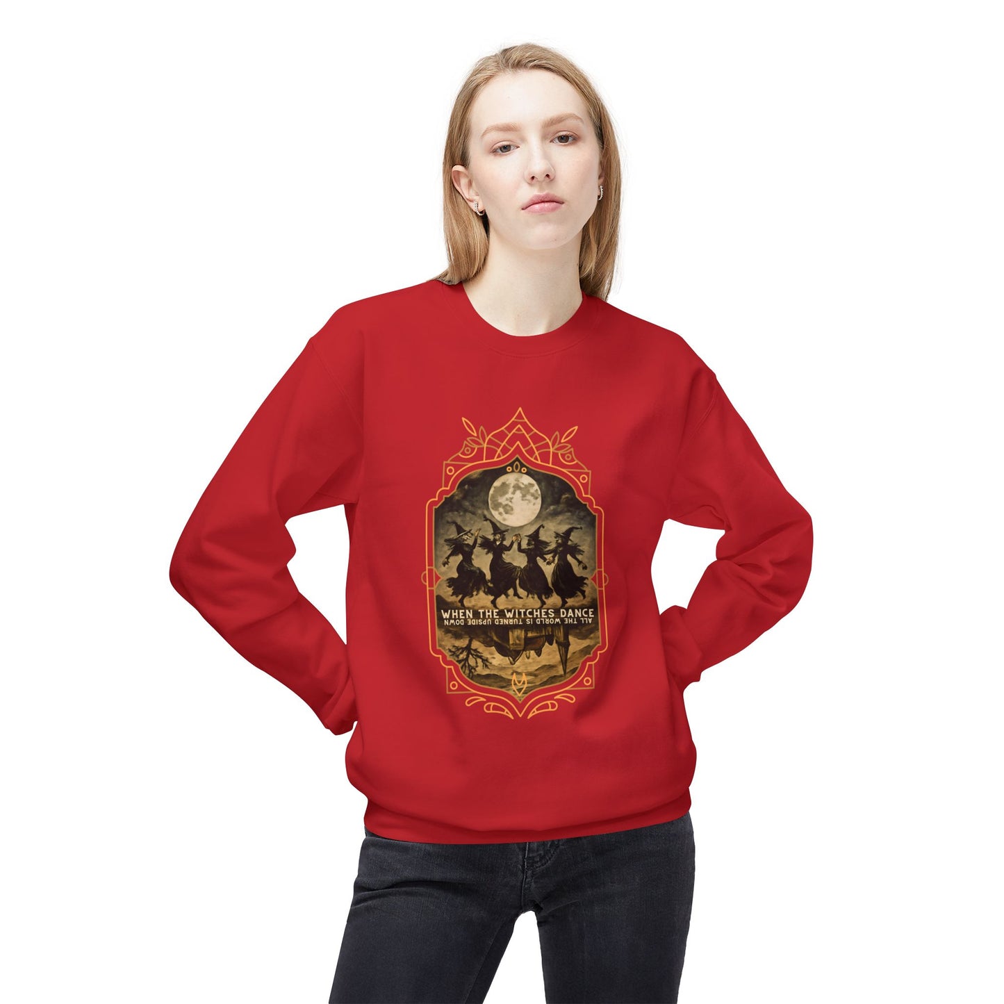 When the witches dance, all the world is turned upside down Unisex Long Sleeve Tee