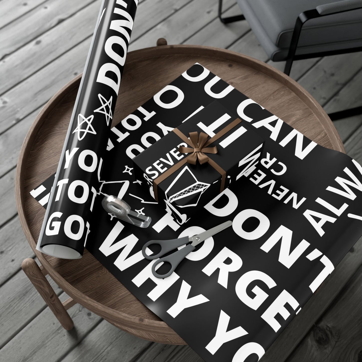 Motivational Gift Wrap Paper